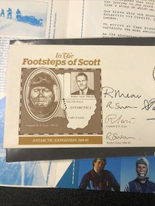 In The Footsteps Of Scott, Antarctic Expedition 1984-86 With Ross Dependency FDC 