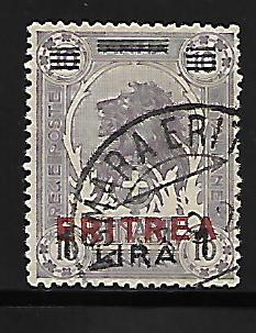 ERITREA 64 USED SOMALIA 1922 ISSUE