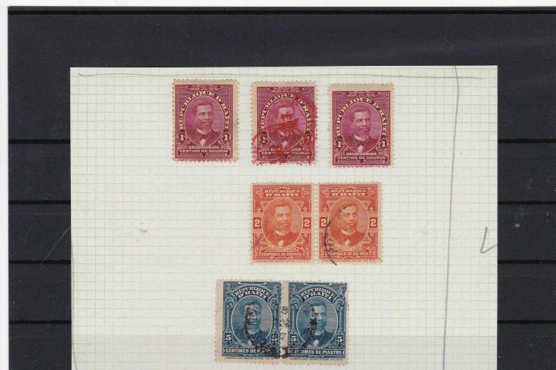 haiti vintage stamps ref r11550