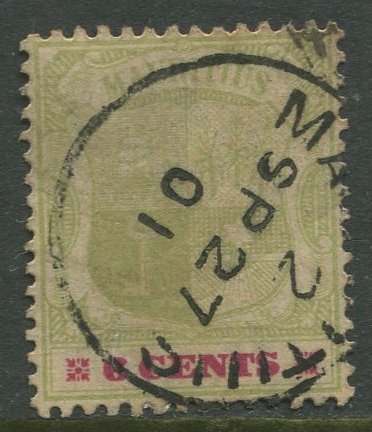 STAMP STATION PERTH Mauritius #103 Coat of Arms Definitive Wmk 2 Used CV$6.00