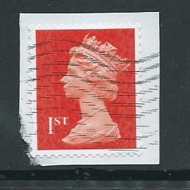 GB QE  II  2013 Machin code 13 +B  VFU on piece U2968a