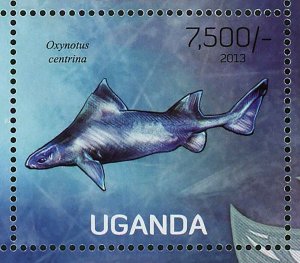 Fish Stamp Thunnus Maccoyii Schilbe Mystus Oxynotus Centrina S/S MNH #3020-3023