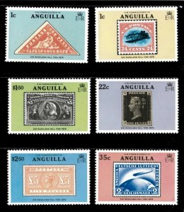 Anguilla 1979 - Rowland Hill, Postal History - Set of 6v - Scott 349-54 - MNH