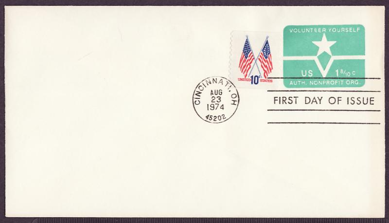 U568 Volunteer Yourself uncacheted FDC