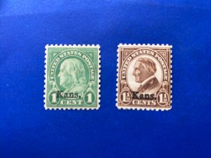 US Stamps-SC# 658 - 659 - MNH -SCV = $11.50
