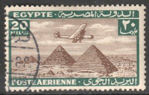 Egypt Scott C16 - SG204, 1933 Airmail 20m used