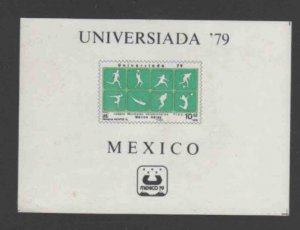 MEXICO #C614 1979 SPORTS MINT VF NH O.G S/S
