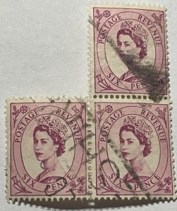 Great Britain 362 used triple