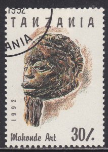 Tanzania 985B Makonde Face Art 1992