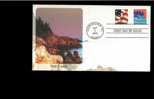 2008 FDC  Sea Coast Washington DC