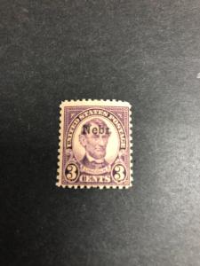 672 High Overprint Mint Never Hinged