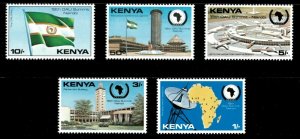 Kenya 1981 - 18th African Unity Summit - Set of 5v - Scott 189-93 - MNH