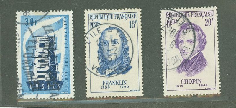 France #806/814/815  Multiple