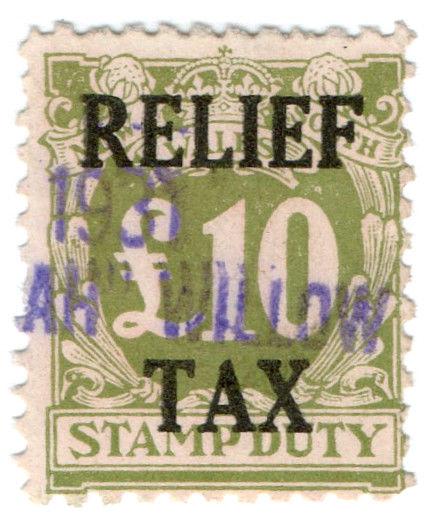 (I.B) Australia - NSW Revenue : Relief Tax £10