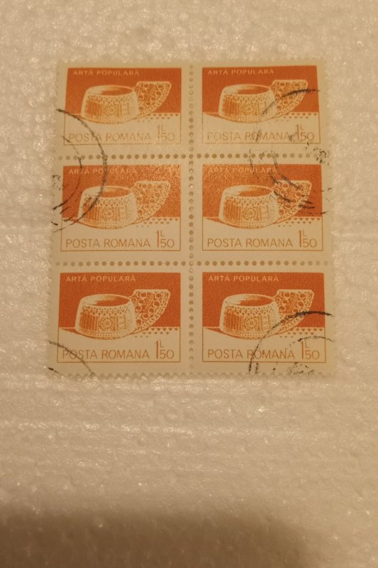 46 Posta Romana Arta Populara Stamps Pre Canceled