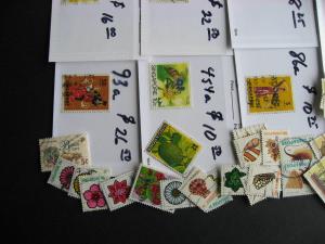 Singapore 50 different stamps plus $100 catalogue value of high values too!