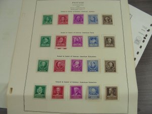 US, accumulation of Stamps & others hinged/mounted on remainder pages, others