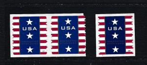 4157 PAIR, SINGLE, COILS, nice, MINT NH