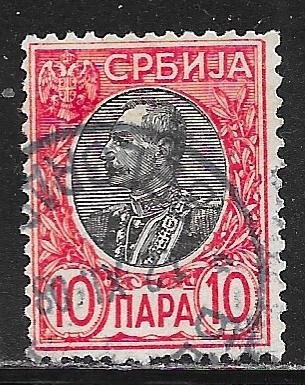 Serbia 89a: 10p Peter I, used, F