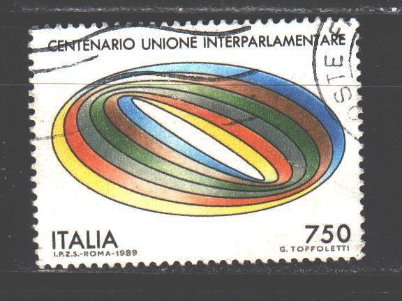 Italy. 1989. 2091. Union of Parliamentarians. USED.