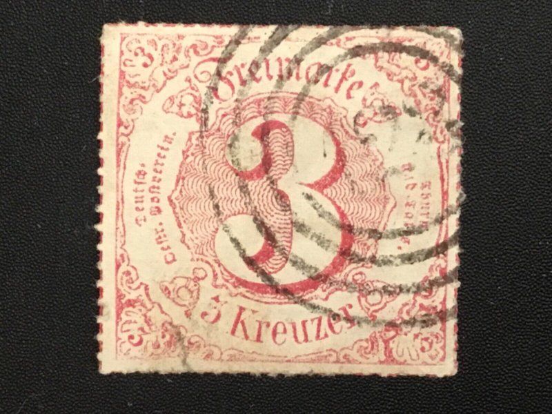 ICOLLECTZONE German Thurn and Taxis 61 Very Fine  used