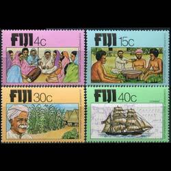 FIJI 1979 - Scott# 401-4 Indian Laborers Set of 4 NH