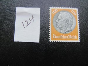 GERMANY 1933 MNH  SC 414 SINGLE XF 180 EUROS (124)
