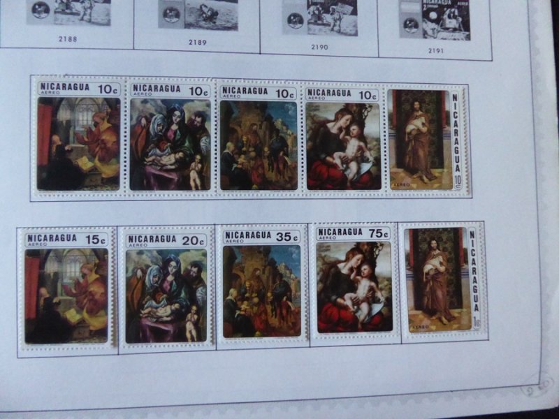 Nicaragua 1862-1974 Stamp Collection on Album Pages​