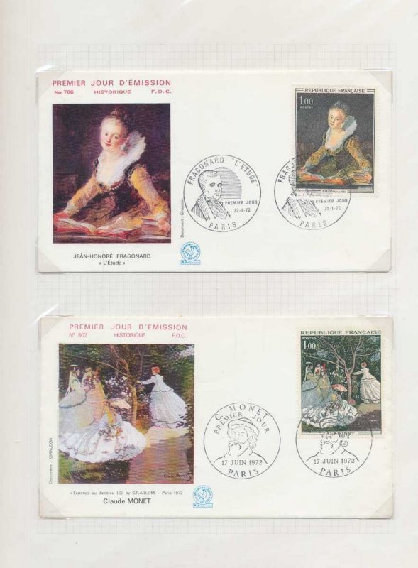 France 1972 MNH Used Art Cycling(Apx 80+)Covers Cards Silks (67)1.5kg( GM1751)