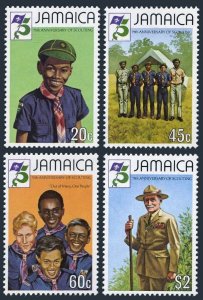 Jamaica 528-531,531a,MNH.Michel 532-535. Scouting-75,1982.Lord Baden-Powell.