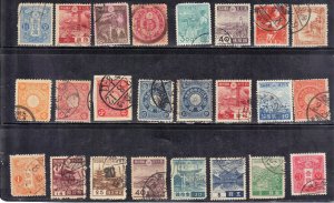 JAPAN USED STAMP LOT #22 SEE SCAN