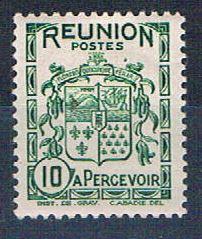 Reunion J17 MNH Arms of Reunion 1933 (R0474)+