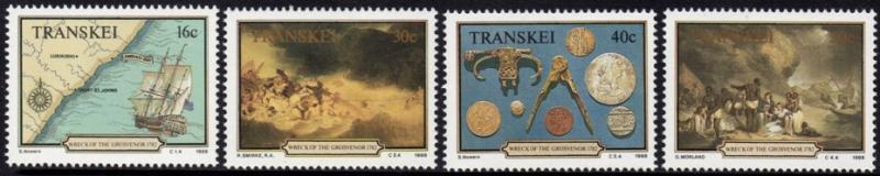 Transkei - 1988 Grosvenor Shipwreck Set MNH** SG 221-224