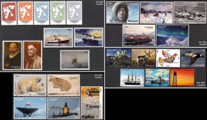 SVALBARD SPITSBERGEN 2020-2023 COMPLETE COLLECTION MNH LOCAL STAMPS (20% OFF !!)