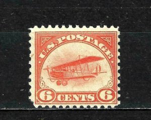 #C1 US AIRMAIL-ORANGE CURTISS JENNY-MINT-VLH-FINE-VF