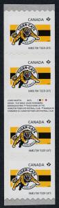 Canada 2564i Gutter pair coil strip MNH CFL Hamilton Tiger-cats, Sports