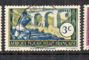 French Equatorial Africa 1937-58 Early Issue Fine Used 3c.
