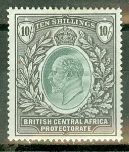 LC: British Central Africa 67 mint CV $200