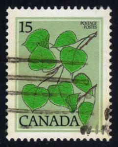 Canada #717 Trembling Aspen, used (0.25)