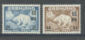 Greenland 39-40  F-VF MH