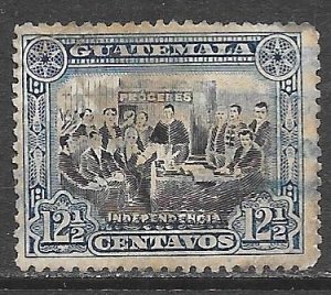 Guatemala 132: 12.5c Declaration of Independence, used, F-VF