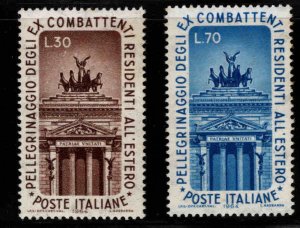 Italy Scott 899-900 MH* 1964 Victor Emmanuel Monument  set