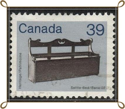 Canada #928-Settle-Bed-1982-87-VF (can)