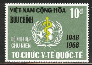 Vietnam  Scott 326 Used WHO stamp