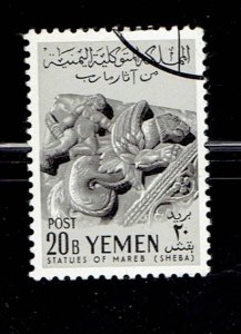 YEMEN SCOTT#119 1961 WINGED MONSTER - USED