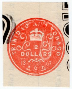 (I.B) Trinidad & Tobago Revenue : Duty Stamp $2 (impressed duty)