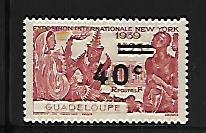 GUADELOUPE, 159, MINT HINGED, EXPOSITION NEW YORK 1939