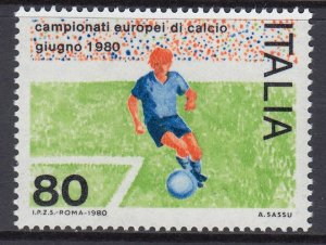 Italy 1980 European Soccer Championship Mint MNH SC 1401