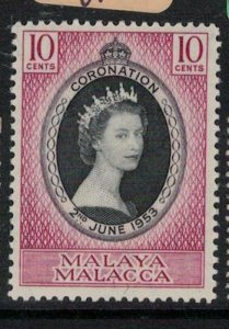 Malaya Malacca Coronation SG 22 MOG (10exc) 