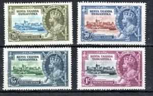 Kenia, Uganda Und Tanganjika 1935 Silber Jubiläum Set Sg 124-27 Mlh